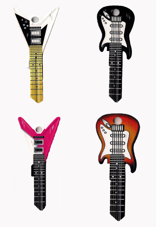 Rockin' Keys - Guitar Shaped Keys - Daily Cool Gadgets