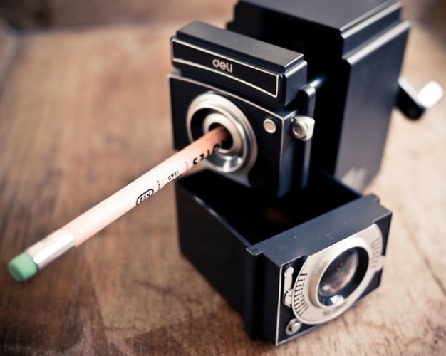 Vintage Camera Pencil Sharpener