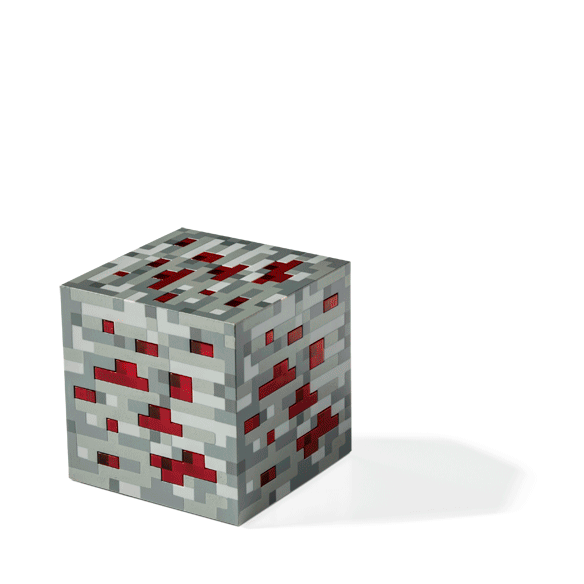 Minecraft Light-Up Redstone Ore