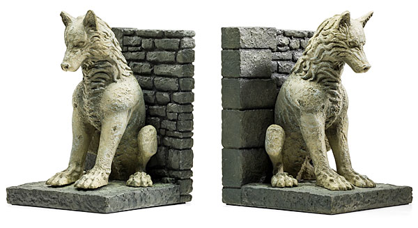 Game of Thrones - Direwolf Bookends