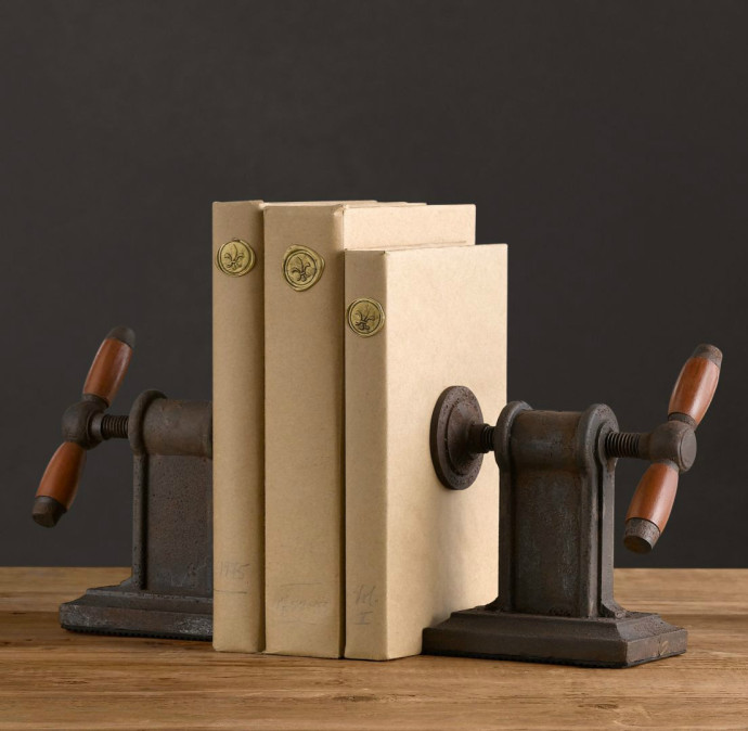 Vise Bookends (Set of 2)