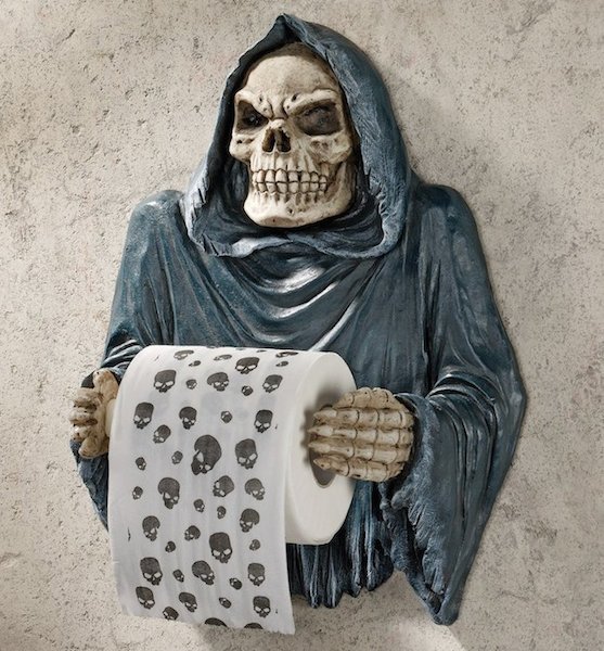 Grim Reaper Sculptural Bath Tissue Tyrant