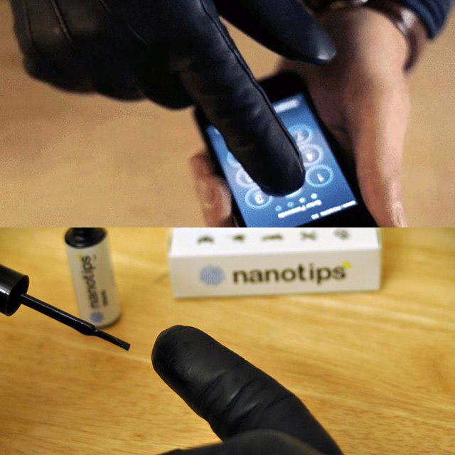 Nanotips Touchscreen Glove
