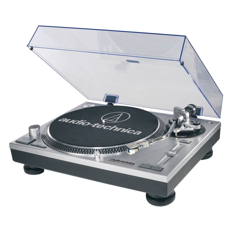 Audio-Technica AT-LP120-USB Direct-Drive Professional Turntable in Silver