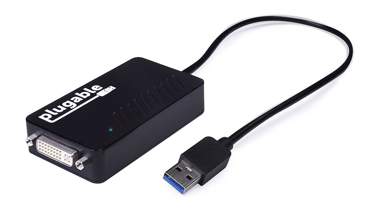 Plugable USB 3.0 to VGA / DVI / HDMI Video Graphics Adapter for Multiple Monitors